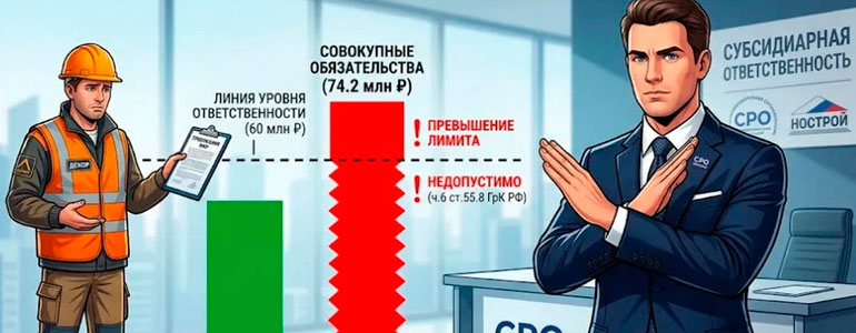 Суд подтвердил: превышение уровня ответственности снимает с СРО субсидиарную ответственность за подрядчика